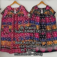 RIOZ - DASTER BL JUMBO TERBARU LD 150 CM BATIK CETAK SOLO TEBAL MODEL KEKINIAN DASTER WANITA JUMBO T