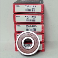 6301 BEARING FRONT REAR WHEEL SHAFT TAYAR DEPAN SAP BELAKANG HONDA EX5 C70 WAVE125 WAVE100 YAMAHA Y1