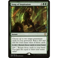 Song of Inspiration Adventures in the Forgotten Realms Commander Edition Near Mint MTG