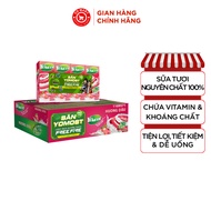 Thùng 48 Hộp Sữa Chua Lên Men Tự Nhiên Yomost Vị Dâu (170ml/Hộp)