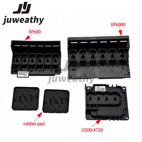 XP600 XP6000 i3200 Printhead Manifold Adaptor Rubber Pads Head Cover For Epson XP600 XP6000 i3200 DT