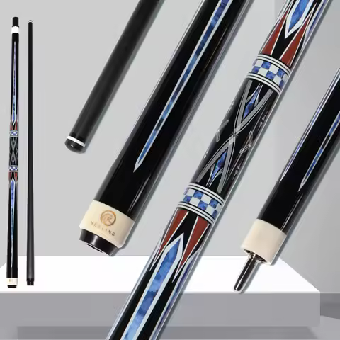 OKHEALING Black Technology Carbon Fiber Billiard Cue Pool 12.9 Break Cue Stick Lightweight Pool Low 