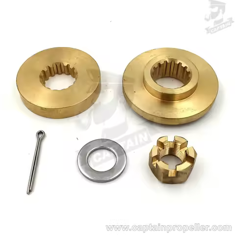 60-100HP Hardware Kit Thrust Washer/Spacer/Nut/Cotter Pin for Outboard Propeller Yamaha F60 F70 70HP