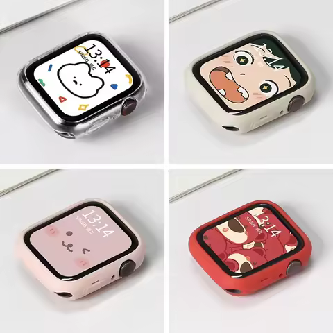 Case for Apple Watch Series 10 46mm 42mm Accessories Soft Silicone Protective Shell Bumper iwatch se