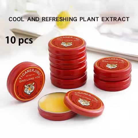 3-20pcs Natural Summer Cooling Tiger Balm Essential Oil Tiger Solid Balm Fragrance Refreshing Oil 3g