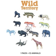 Small Animal Toys for Kids Animal Wild Territory Toys Train Children's Imagination