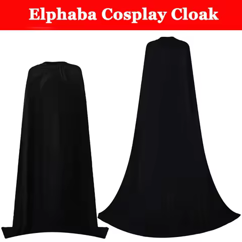 Witch Elphaba Cosplay Role For Good Costume Accessories Women Disguise Fantasia Black Cloak Roleplay