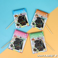 Cartoon Scratch Painting Colorful Scratch Painting Book Mini Scratch Painting Book Colorful Scratch 