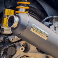 Standard Racing Exhaust Pipe 26mm to 28mm Model CLUSTER Sarangan BOR Original Pavta Vario Nmax Pcx