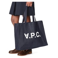 Denim Tote Bag APC Printed Handbag