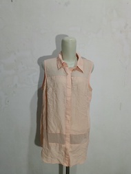 Pakaian Atasan Thrift T-Shirt Dan Tanktop Wanita Cocok Untuk StylishCasual Atau Formal