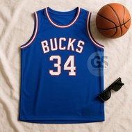 BUCK5 BASKETBALL JERSEY 34 MEN'S BASKETBALL JERSEY BASKETBALL JERSEY