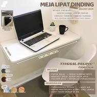 WALL-MOUNTED FOLDING STUDY TABLE 1 SET (TABLE + BRACKET 25CM) WITHOUT DRILL SIZE 120X40CM 120X30CM 1