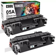 2PK Black CE505A Toner Cartridge For 05A LaserJet P2035 P2050 P2035n P2055dn