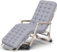 Recliner Sun Lounger Recliner Chair Relaxer Folding Outdoor Garden Chairs With Padded Cushion | Armchairs For Living Room Zero Gravity Chair Reclining Chair Foldable Folding Lounge Chair Portable Mult