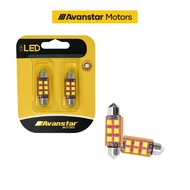 Avanstar Motors 2PCS C5W 31mm/36mm/39mm/41mm Car Dome Reading Light Boot License Plate Light