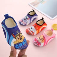 A-T💝Paw Patrol Children's Cotton Shoes Boys Autumn and Winter Velvet Cotton Slippers Bag Heel Winter Shoes Extra Thick W