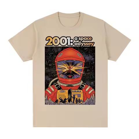 2001 A Space Odyssey Movie t-shirt Stanley Kubrick Sci Fi Cotton Men T shirt New TEE TSHIRT Womens t