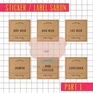 Spice Label Sticker / Spice Sticker 5 x 5 cm Aesthetic Square