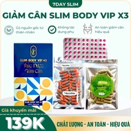 Giảm cân siết eo SLIM BODY VIP X3 cực mạnhgiảm chuyên sâu /Sét 3 món