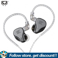 KZ DQ6 3DD แบบไดนามิก HIFI หูฟังเบสลดเสียงรบกวนความละเอียดสูงกีฬาหูฟัง2Pin 0.75มม.ที่ถอดออกได้เสียงค