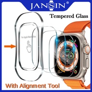 ฟิล์มกระจกนิรภัย Apple Watch Ultra/Ultra 2 49mm ฟิล์ม Screen Protector With Automatic Stick Film Too