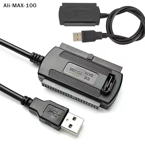【M1a】【Yy3】USB 2.0 To IDE Adapter Converter Cable For 2.5 3.5 Inch Hard Drive HD