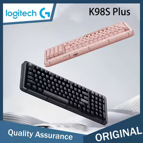 New Logitech Amber Series K98S Plus wireless customized backlit mechanical keyboard with light axis 