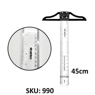 Plastic T-Square Plastic T Square / T ruler / Pembaris T