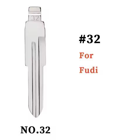 Replacement Uncut Blank Key Blade KD VVDI JMD Universal Flip Remote Key Shell #32 NO.32 Compatible F