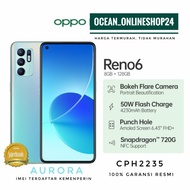 OPPO RENO6 RENO 6 RAM 8GB 128GB NFC - AURORA - SNAPDRAGON 720G - RESMI
