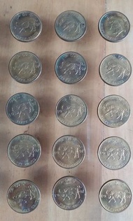 [J'store錢幣] 1997年 香港回歸紀念幣 伍毫 五毫 五毛 50c  1997 Return Hong Kong to China souvenir coins fifty cents #Y