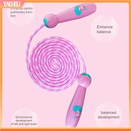 yakhsu|  Jump Rope Ergonomic Design Wear Resistant Wooden Handle Kids Workout Fitness Jump Rope for Home