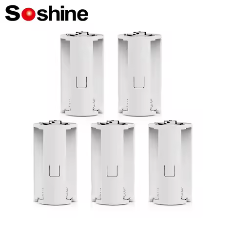 Soshine 3 AA to D Battery Convertor Adapter Portable Holder Storage Box 3 AA to 1 D Size Switcher Co