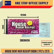 (RM2.20) OKADA HOUSE RENT NCR RECEIPT BOOK 2 PLY x 25'S / RECEIPT BOOK / HOUSE RENTAL RECEIPT BOOK
