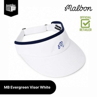 MB Evergreen Visor White - Men's Golf Cap Visor Hat Original
