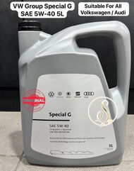 (100% ORIGINAL) AUDI VOLKSWAGEN SPECIAL G SAE 5W40 5W-40 5L FULLY SYNTHETIC ENGINE OIL G S55 502 M4 