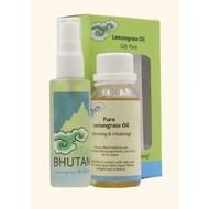 Lemongras Essential Oil and Lemongrass Spray Gift Pack Bio Bhutan