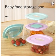 Baby Food Container contains 4 pieces with Lock Cover - MPASI Container M093
