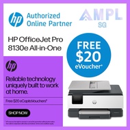 HP OfficeJet Pro 8130e wireless Color Printer | Free $20eVouchers | Print Copy Scan 2-sided Printing