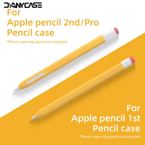 For Funda Apple Pencil 1 2 Case Duotone Soft Silicone Protective Cover 1st 2nd Generation iPad Penci