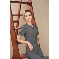 Emspo AGS0165 round neck button-down journalist shirt, walking J1200