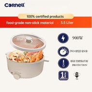 Cornell Electric Cooker Non-Stick Pan Steamboat Hot Pot Frying Wok Rice Cooker For Home Office Stude