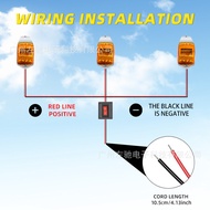 [2025NEW] 17LED Truck Side Light LED Car Side Light Roof Light Amber Electroplating Cabin Sign Light