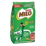 NESTLE MILO CHOCOLATE MALT POWDER Soft Pack 900g Minuman serbuk milo