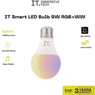 Most Popular.. IT Smart LED Bulb 9W RGB+WW - White