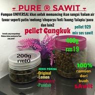 pellet cangkuk 929 mix pure sos sawit umpan khas untuk memancing ikan patin/mekong kolam dan sungai
