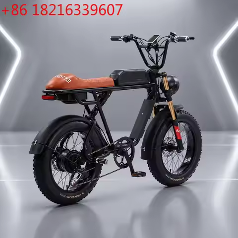 AKEZ SUPER73S1 Retro Off-Road Electric Motorcycle High Carbon Steel Variable Speed Power Bike