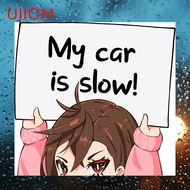 UJIOM Momo Ayase My Car Is Slow Wall Sticker Enchanting Animelover Interesting Chic Waterproof Decal