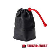 ARTISAN & ARTIST Leather Camera Lens Bag M Size (Black) ACAMLPL140
